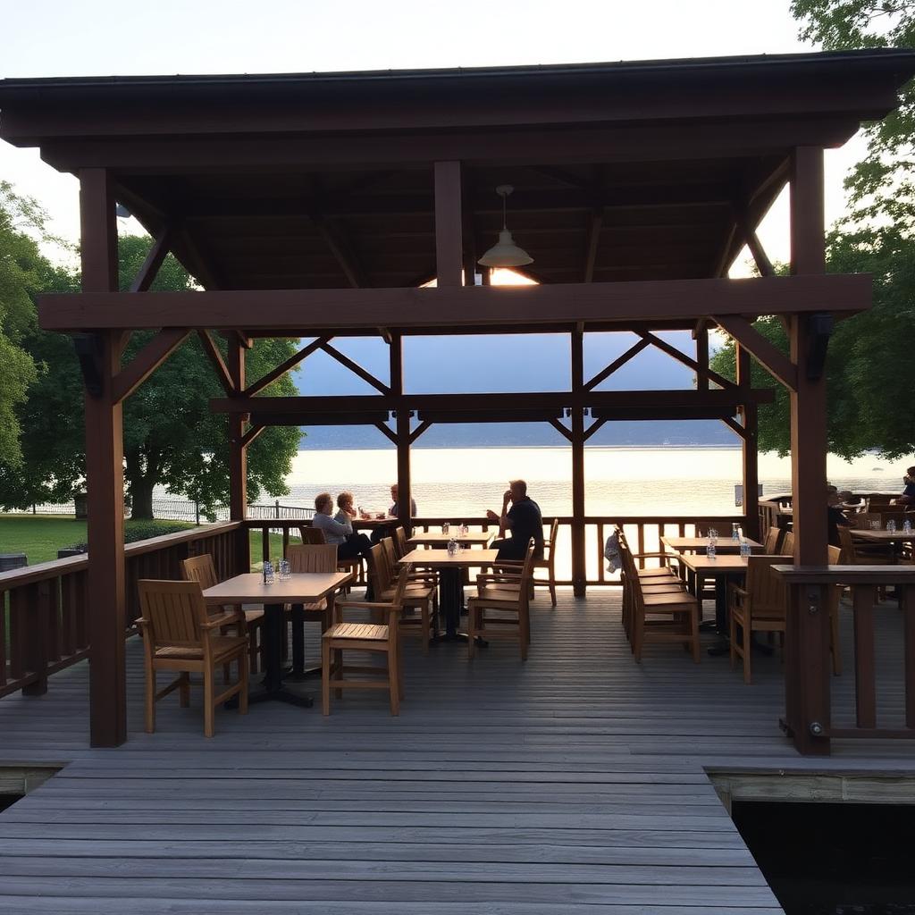 Veranda van Lido di Sesto in het Parco del Ticino