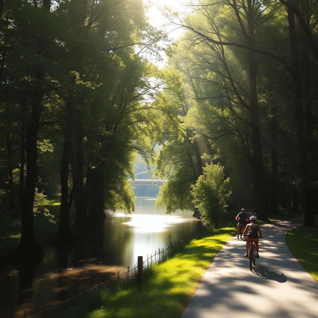 Wandelpad door het Parco del Ticino langs de rivier