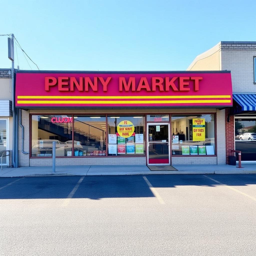 Penny Market supermarkt-gevel