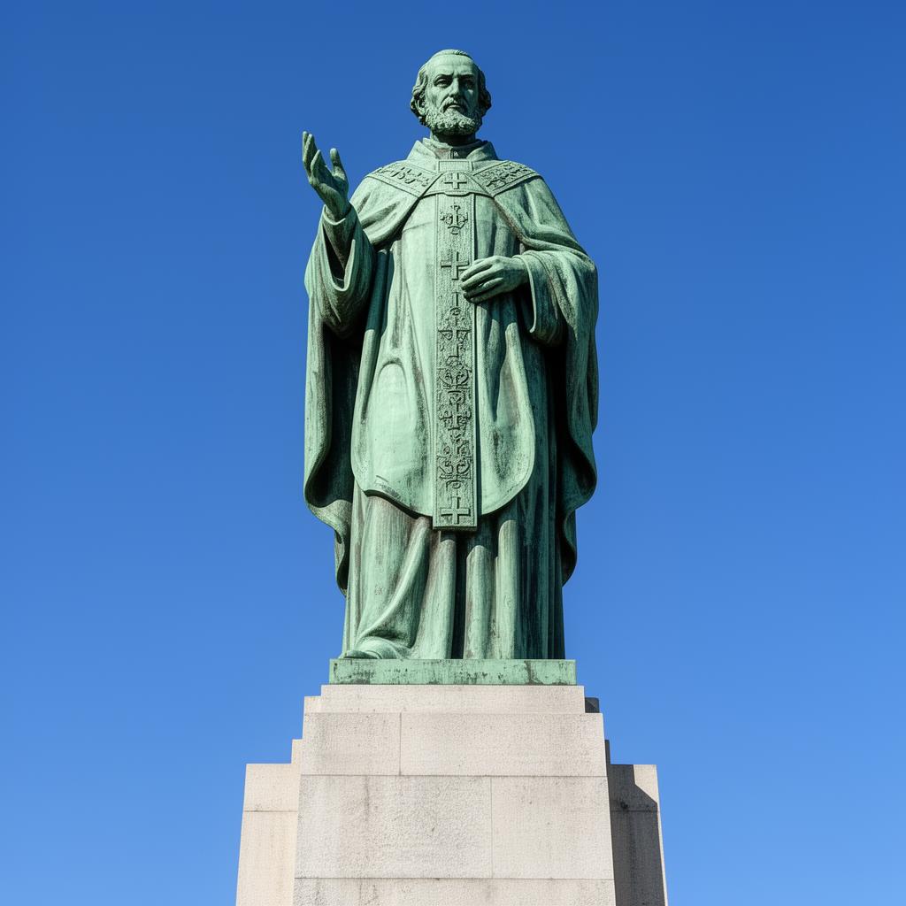 Het reuzenstandbeeld San Carlone bij Arona